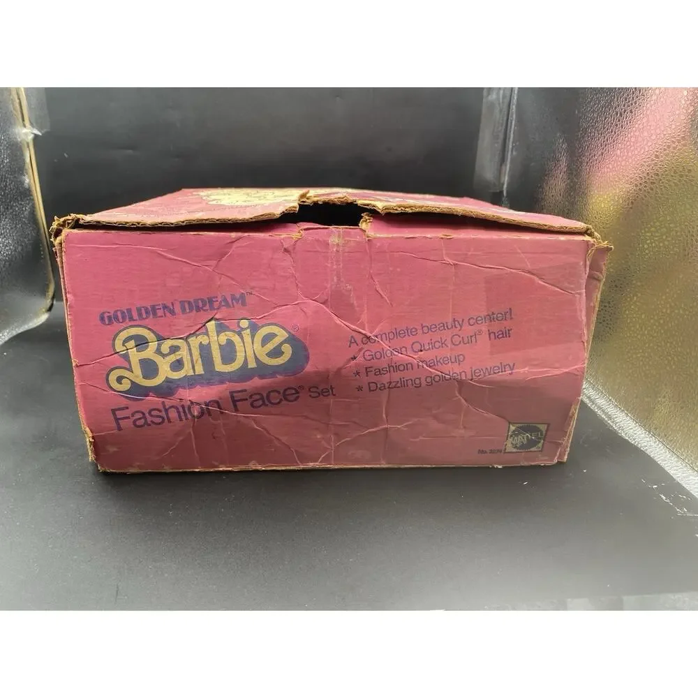 VTG 1980 Golden Dream Barbie Fashion Face For Parts Head / Original Box Only